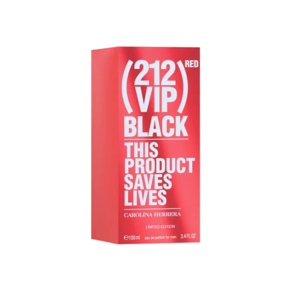 Carolina Herrera 212 VIP Black Red - Imagen 2